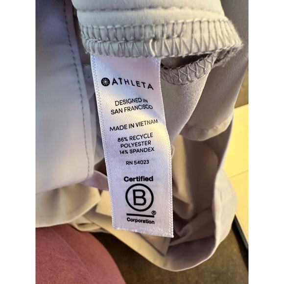 Athleta Tribeca light gray pants size 16 - Picture 9 of 12